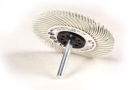 Scotch-Brite™ Bristle Disc BB-ZS mit Schaft, weiß, 76,2 mm, P120, Typ C
