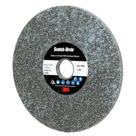 Scotch-Brite™ Deburr and Finish Pro Kompaktscheibe DP-UW, 152.4 mm x 6.35 mm x 22.23 mm, 9C XCRS+