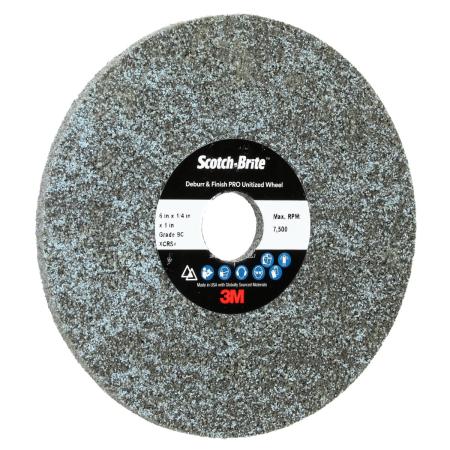 Preview: Scotch-Brite™ Deburr and Finish Pro Kompaktscheibe DP-UW, 152.4 mm x 6.35 mm x 25.4 mm, 9C XCRS+
