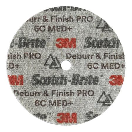 Scotch-Brite™ Deburr and Finish Pro Kompaktscheibe DP-UW, 75 mm x 19 mm x 6,35 mm, 6C MED+
