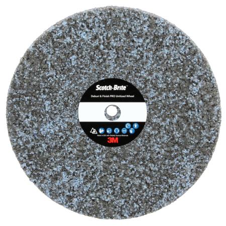 Scotch-Brite™ Deburr and Finish Pro Kompaktscheibe DP-UW, 9C Extra Coarse+, 203 mm x 4.2 mm x 25.4 mm, 8 ea/Case