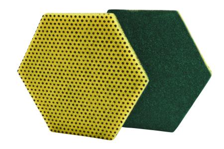 Scotch-Brite™ Dual Purpose Scouring Pad 96HEX, 146 mm x 127 mm, 15/ Karton