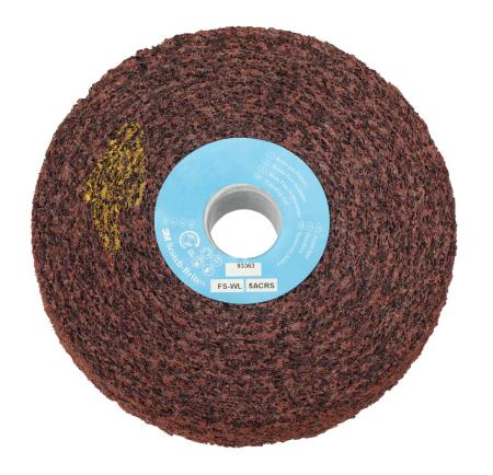 Scotch-Brite™ Finishing Kompaktscheibe FS-WL, 152,4 mm, 50,8 mm, 25,4 mm, Härte 2, S, MED