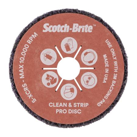 Preview: Scotch-Brite™ Grobreinigungsscheibe XT-DB Pro, 115 mm x 22 mm, S XCRS
