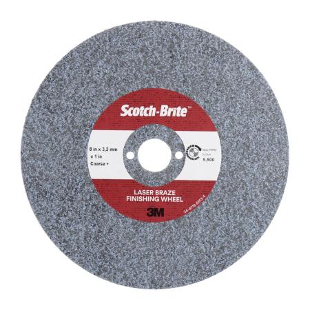 Scotch-Brite™ Laser Braze Finishing Wheel, 203 mm x 4,0 mm x 25,4 mm, FIN