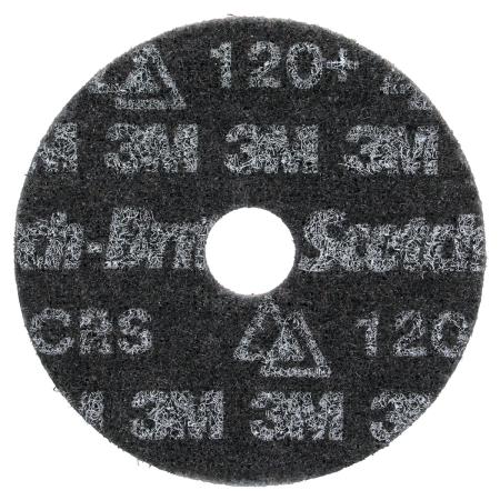 Preview: Scotch-Brite™ Präzisions-Vliesscheibe Heavy Duty, HD-DH, Coarse 120+, 114.3 mm x 22.23 mm, 50 ea/Case