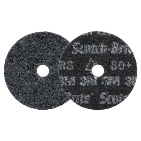 Scotch-Brite™ Präzisions-Vliesscheibe Heavy Duty, HD-DH, Extra Coarse 80+, 102 mm x 16 mm, 100 ea/Case