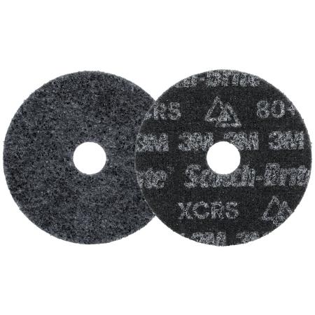 Scotch-Brite™ Präzisions-Vliesscheibe Heavy Duty, HD-DH, Extra Coarse 80+, 114.3 mm x 22.23 mm, 50 ea/Case