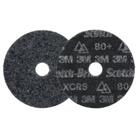 Scotch-Brite™ Präzisions-Vliesscheibe Heavy Duty, HD-DH, Extra Coarse 80+, 127 mm x 22.23 mm, 50 ea/Case