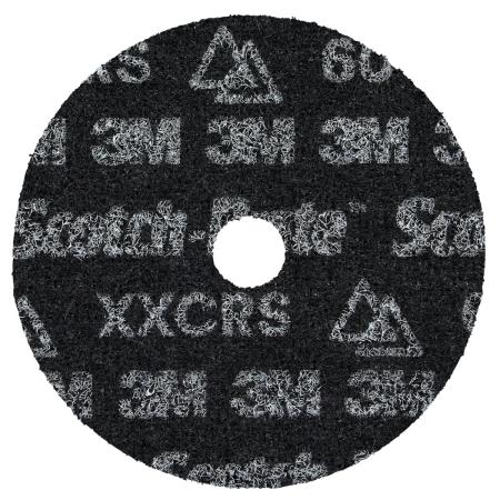 Preview: Scotch-Brite™ Präzisions-Vliesscheibe Heavy Duty, HD-DH, X-Extra Coarse 60+, 102 mm x 16 mm, 100 ea/Case