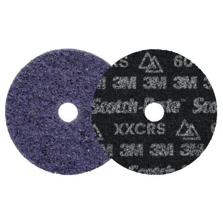 Scotch-Brite™ Präzisions-Vliesscheibe Heavy Duty, HD-DH, X-Extra Coarse 60+, 102 mm x 16 mm, 100 ea/Case