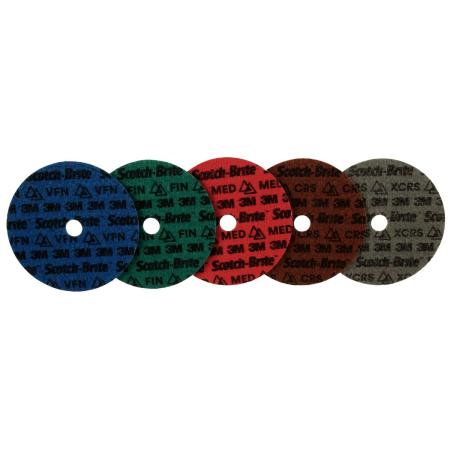 Preview: Scotch-Brite™ Präzisions-Vliesscheibe, PN-DH, Fein, 115 mm x Keine Bohrung (NH), 25/Innenverpackung, 100 Stück/Karton