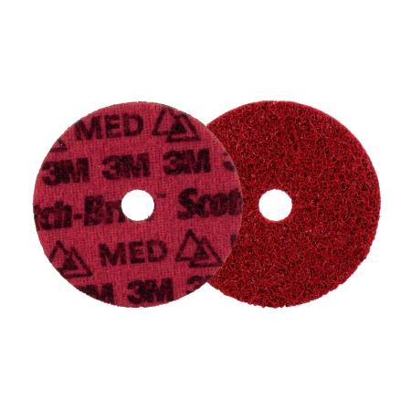 Scotch-Brite™ Präzisions-Vliesscheibe, PN-DH, Mittel, 100 mm x 16 mm, 25/Innenverpackung, 100 Stück/Karton