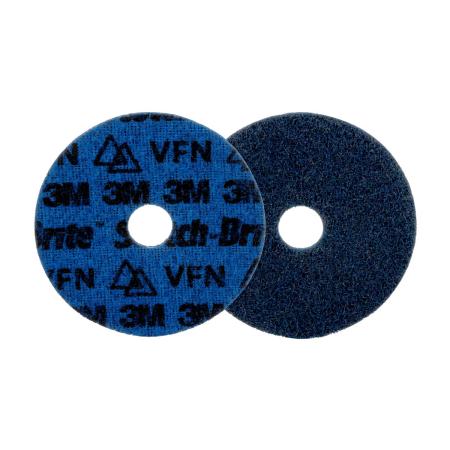 Scotch-Brite™ Präzisions-Vliesscheibe, PN-DH, Sehr fein, 115 mm x 22,23 mm, 25/Innenverpackung, 100 Stück/Karton