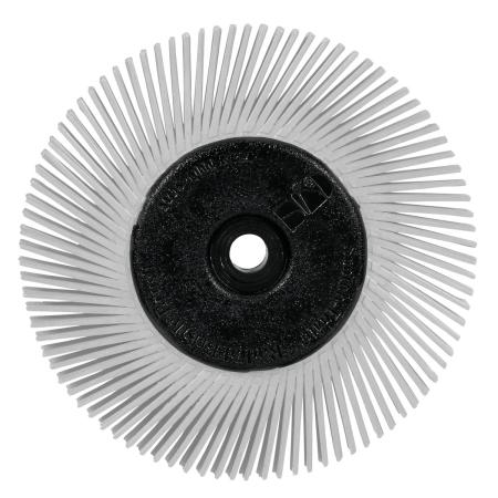 Scotch-Brite™ Precision Radial Bristle Brush, PN-RB, 120+, 6 in x 1/2 in x 1 in, Type A, with Adapter, 5 ea/Case