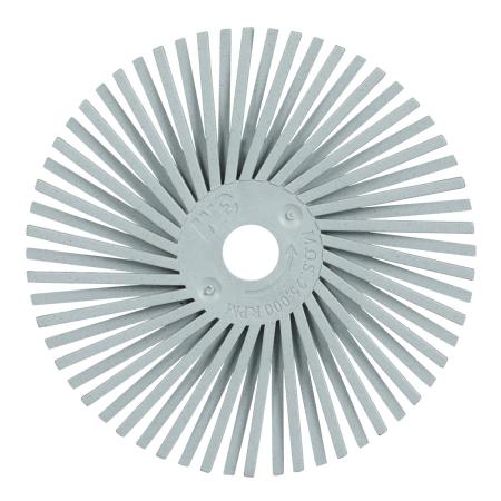 Preview: Scotch-Brite™ Precision Radial Bristle Brush, PN-RB, 120+, 76,2 mm x 9,525 mm (3 Zoll x 3/8 Zoll), Typ A,