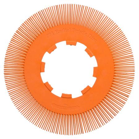 Scotch-Brite™ Precision Radial Bristle Brush, PN-RB, 80+, 8 in, Type S, without Adapter, 70 ea/Case