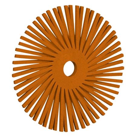 Preview: Scotch-Brite™ Precision Radial Bristle Brush, PN-RB, 80+, 76,2 mm x 9,525 mm (3 Zoll x 3/8 Zoll), Typ A,