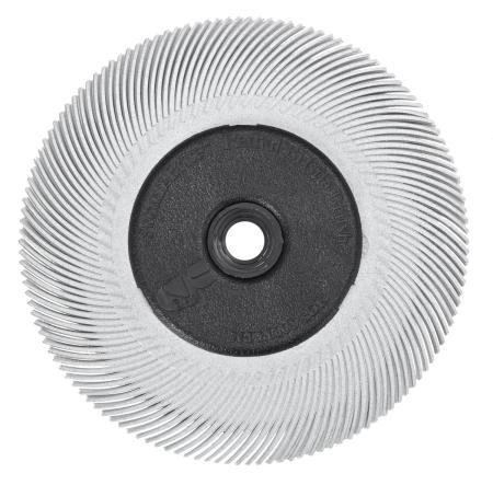 Scotch-Brite™ Radial Bristle Brush BB-ZB mit Kunststoff-Flansch, weiß, 193,5 mm x 25,4 mm, P120, Typ C