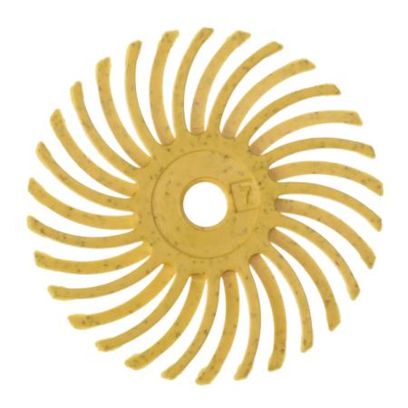 Scotch-Brite™ Radial Bristle Brush RB-ZB, gelb, 25,4 mm x 3 mm, P80, Typ C