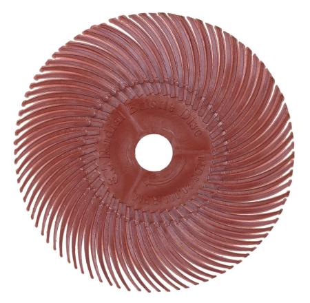 Scotch-Brite™ Radial Bristle Brush RB-ZB, rot, 76,2 mm x 9,5 mm, P220, Typ C