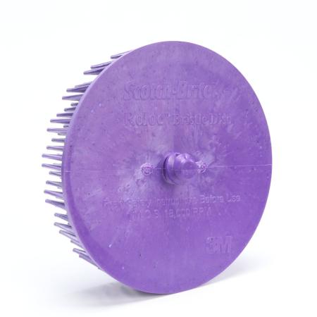 Scotch-Brite™ Roloc™ Bristle Disc RD-ZB, violett, 76,2 mm, P36
