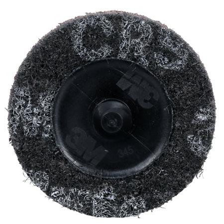 Preview: Scotch-Brite™ Roloc™ Präzisions-Vliesscheibe Heavy Duty, HD-DR, Coarse 120+, TR, 51 mm, 25/Carton, 100 ea/Case