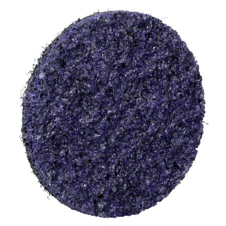 Preview: Scotch-Brite™ Roloc™ Präzisions-Vliesscheibe Heavy Duty, HD-DR, X-Extra Coarse 60+, TR, 51 mm, 25/Carton, 100 ea/Case