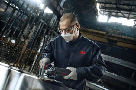 Scotch-Brite™ Vliesscheibe SC-DB, braun, 125 mm x 22 mm, A CRS