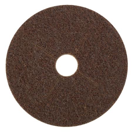 Scotch-Brite™ Vliesscheibe SC-DB, braun, 125 mm x 22 mm, A CRS