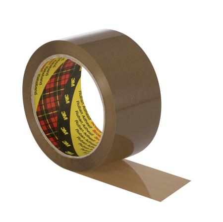 Scotch® Verpackungsklebeband 371, Braun, 75 mm x 66 m, 0,048 mm