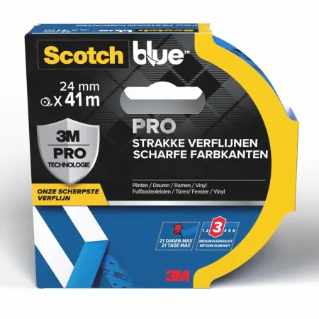 ScotchBlue™ PRO Abdeckband für scharfe Kanten, 24 mm x 41 m, 1 Rolle/Packung, 100% PEFC, SGSCH-PEFC-COC-110078