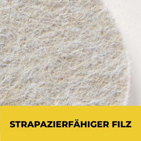 Preview: Scotch™ Beigefarbene Filzgleiter FP845-199EU, Verschiedene Größen, 199/Stück