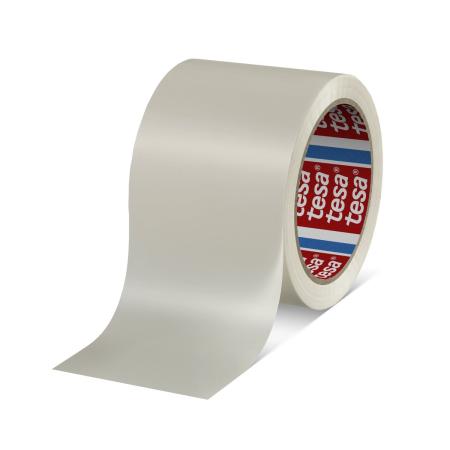 tesapack® 4120 PVC Handrolle, 66m x 75mm, weiss