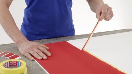 Preview: tesa® Professional 4334 Präzisionskrepp® PLUS, 50m x 100mm, gelb