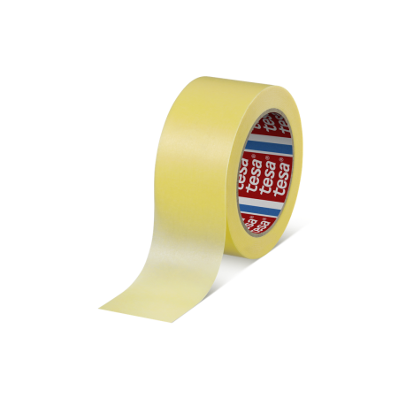 tesa® Professional 4334 Präzisionskrepp® PLUS, 50m x 100mm, gelb