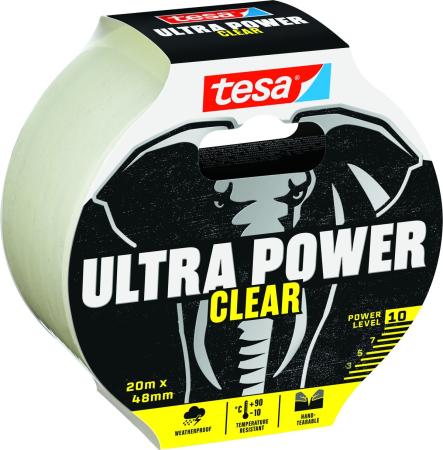 Preview: tesa® 56497 Ultra Power Extreme Tape, 20m x 48mm, transparent