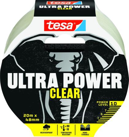 tesa® 56497 Ultra Power Extreme Tape, 20m x 48mm, transparent