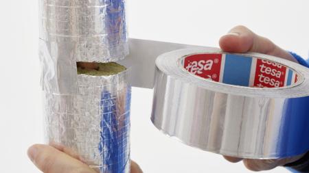 Preview: tesa® 60670, 50m x 50mm, silber-matt