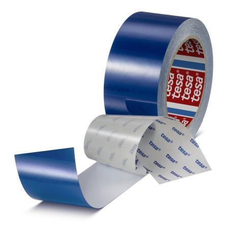 tesa® 60960 kratzfestes PET Bodenmarkierungsband, 20m x 50mm, blau