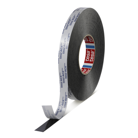 tesa® ACXplus 7063 High Adhesion, 25m x 19mm, schwarz
