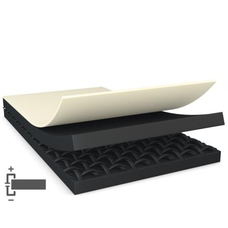 tesa® 60234, 50m x 1040mm, schwarz-matt