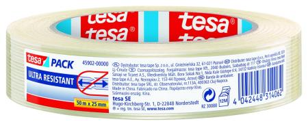 tesa® Monofilament 50m x 25mm, Label
