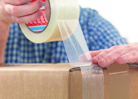 Preview: tesa® Monofilament 50m x 50mm, Label