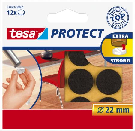 tesa Protect® Filzgleiter, braun
