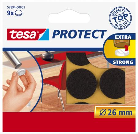 tesa Protect® Filzgleiter, braun