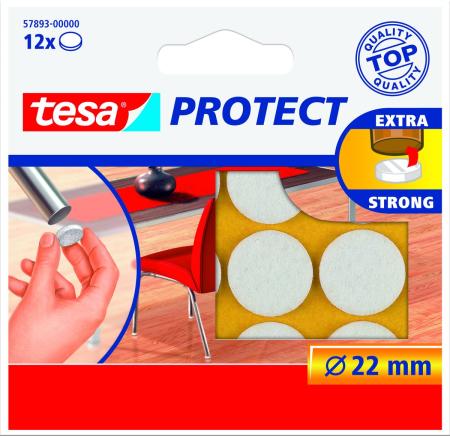 tesa Protect® Filzgleiter, weiß