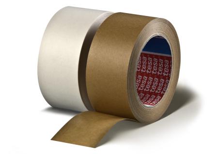 Preview: tesapack® PapierHotmelt 50m x 75mm wePV12