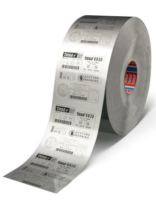 tesa® 6940 Laserfolie, 300m x 120mm, silber glänzend