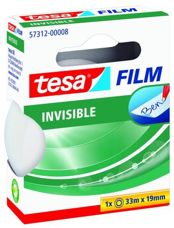 tesafilm® invisible, 33m x 19mm, weiss-matt